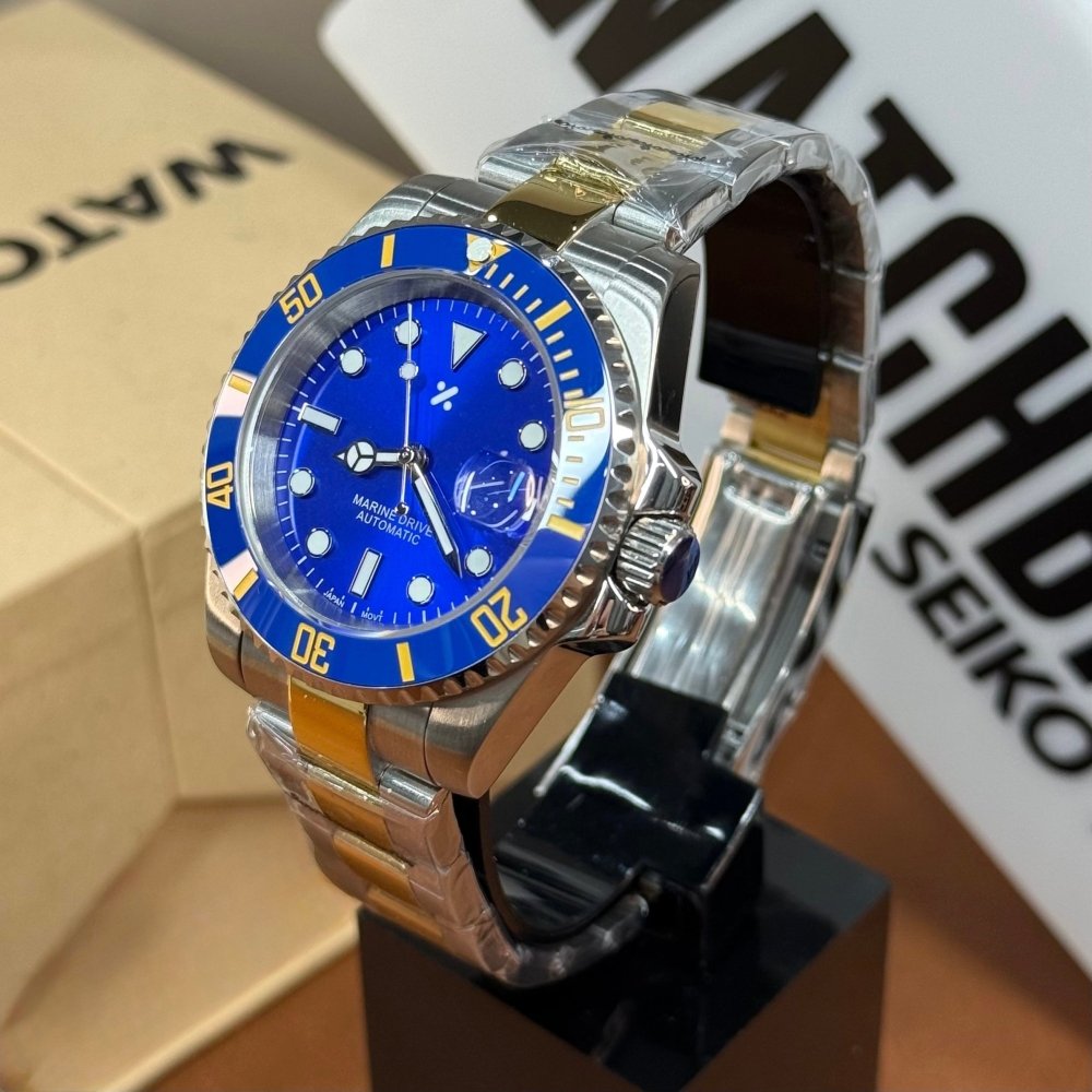 DIVEMOD | Marine Blue Two - Tone NH35 - WATCH MODS