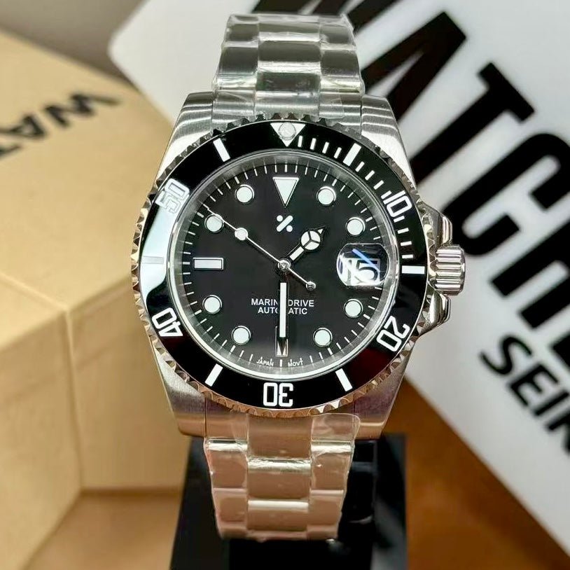 GMTMOD | Black Bezel and Dial NH34 - WATCH MODS