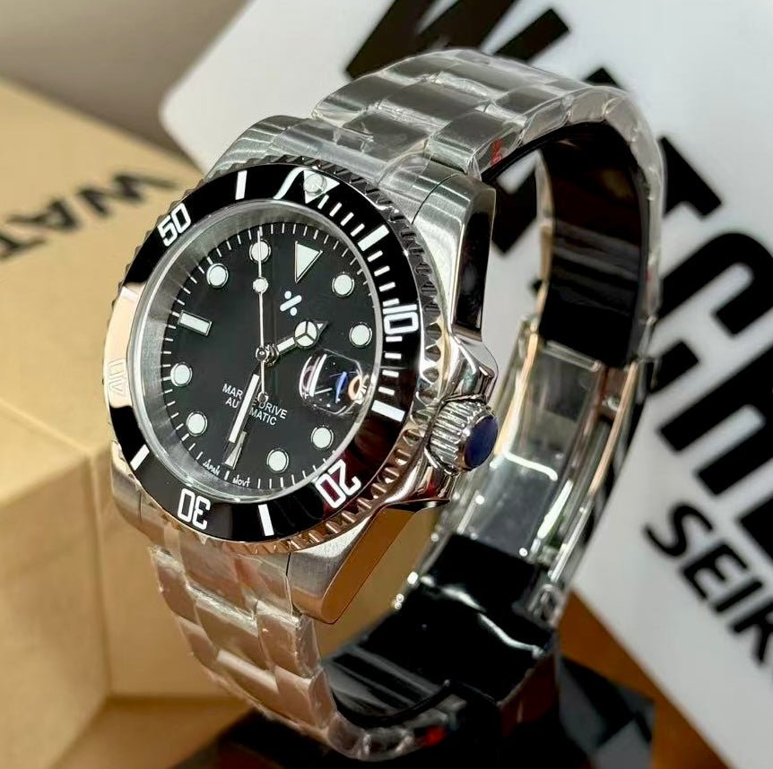 GMTMOD | Black Bezel and Dial NH34 - WATCH MODS