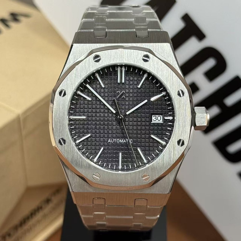 OCTOMOD | Steel Black Automatic NH35 - WATCH MODS