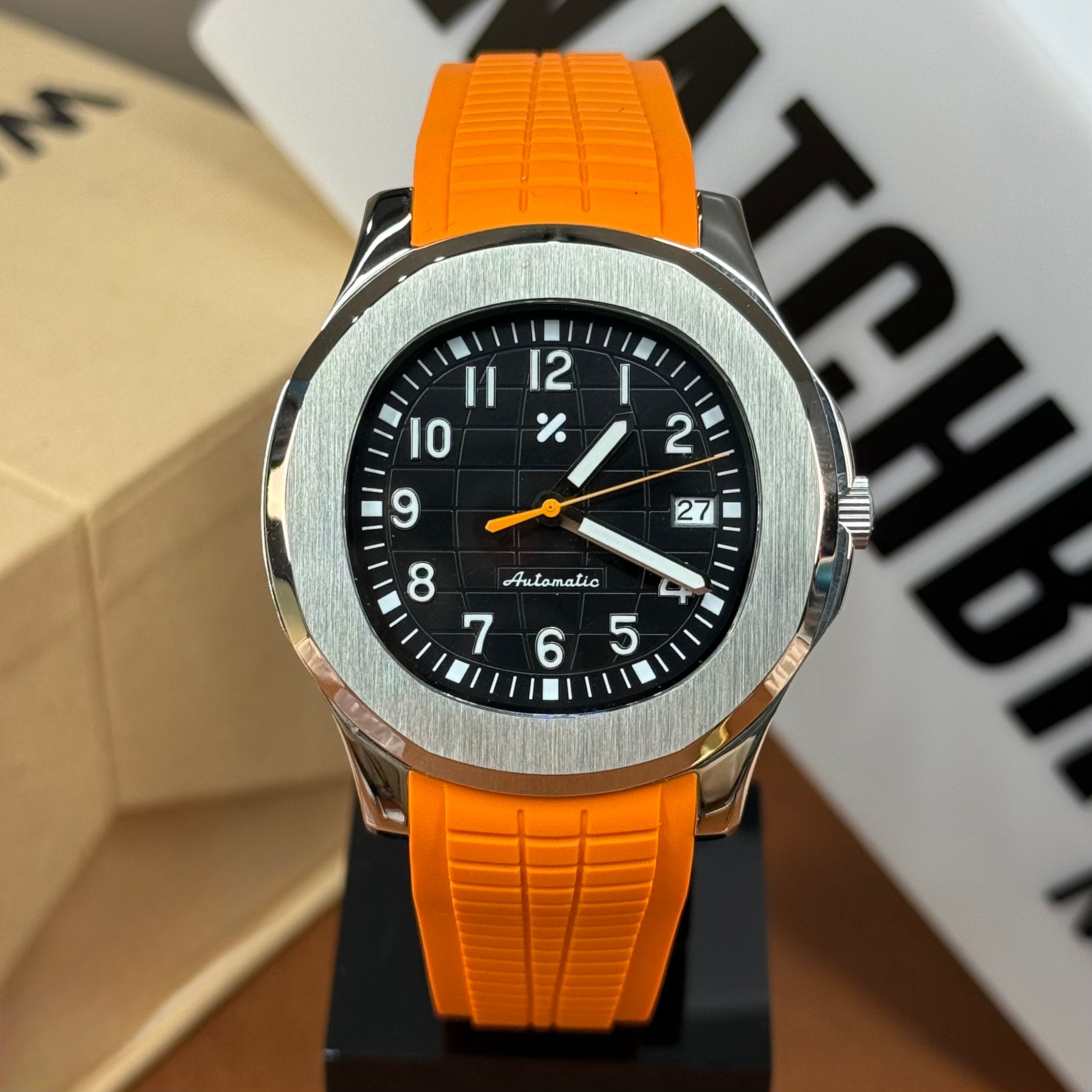 AQUAMOD | Orange Black NH35