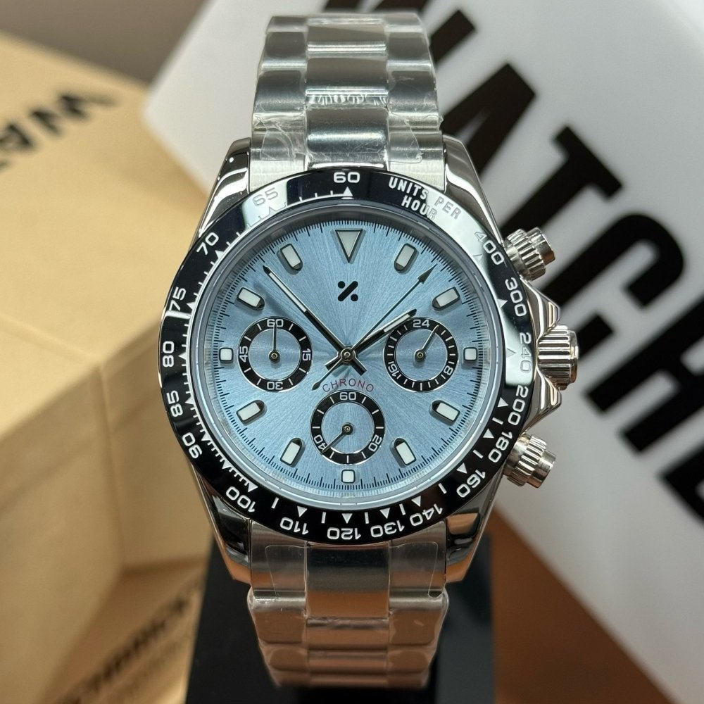 CHRONOMOD | Ice Blue Chronograph VK63 - WATCH MODS