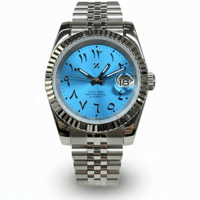 CLASSIC | Ice Blue Arab Dial NH35 - WATCH MODS