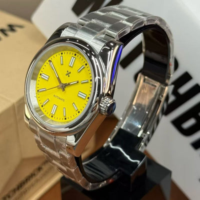 CLASSIC | Sunburst Yellow Automatic NH35 - WATCH MODS