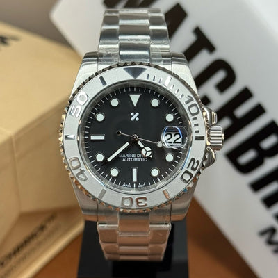 DIVEMOD | Steel Black Marine Automatic NH35 - WATCH MODS