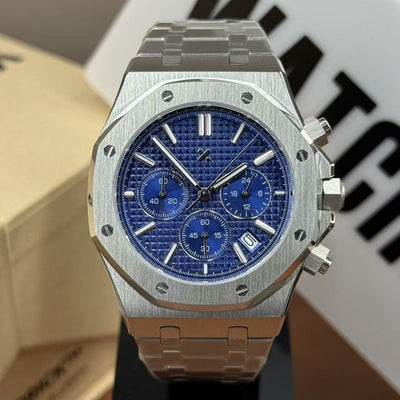 OCTOMOD | Blue Chronograph VK63 - WATCH MODS