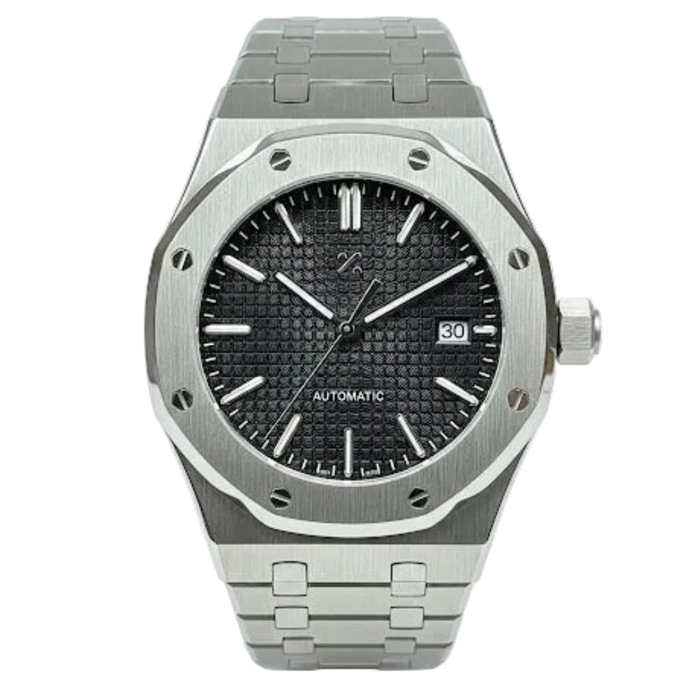 OCTOMOD | Steel Black Automatic NH35 - WATCH MODS