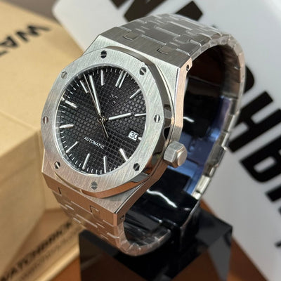 OCTOMOD | Steel Black Automatic NH35 - WATCH MODS